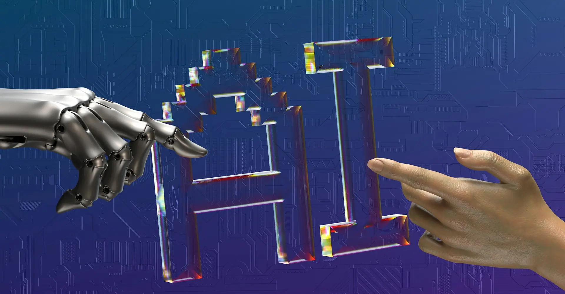Engineer connecting AI services into an existing enterprise system