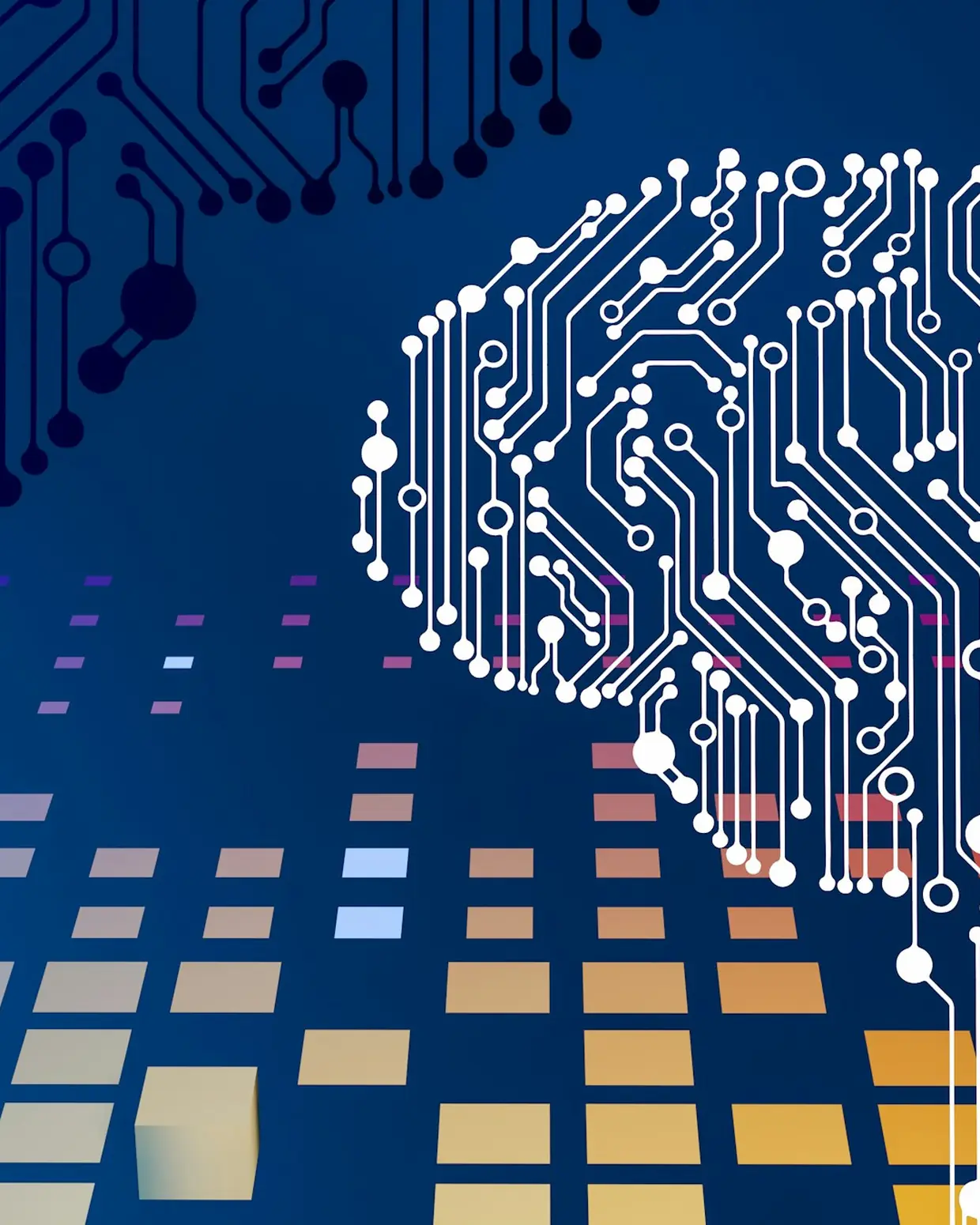 Machine learning research visualised on a monitor