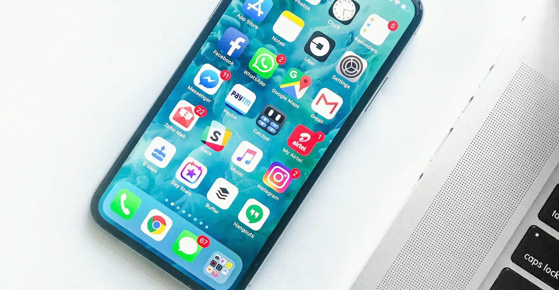 Cross-platform mobile devices side by side