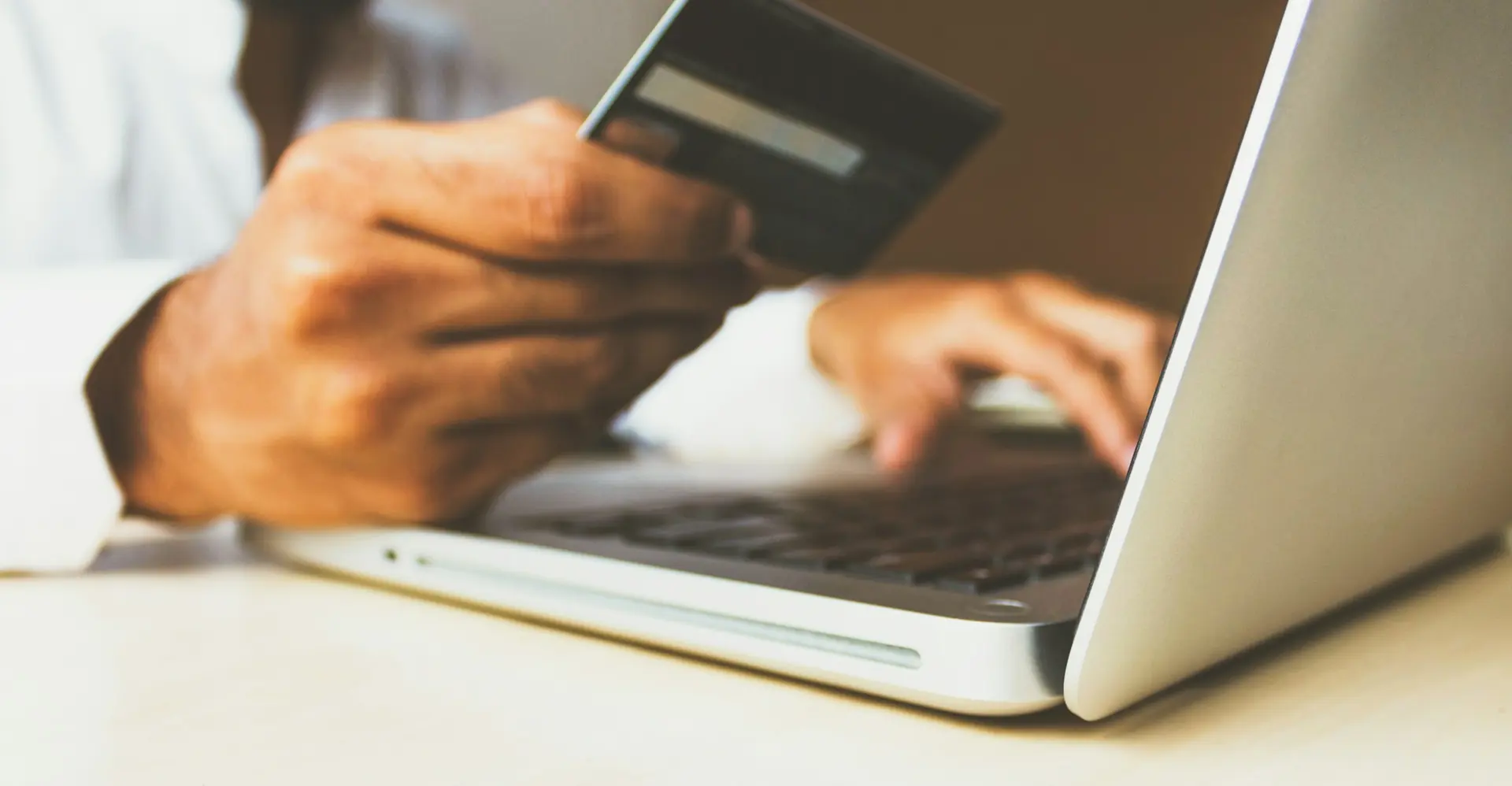 Ecommerce store shown on a laptop